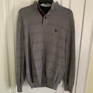 Chaps grey sweater